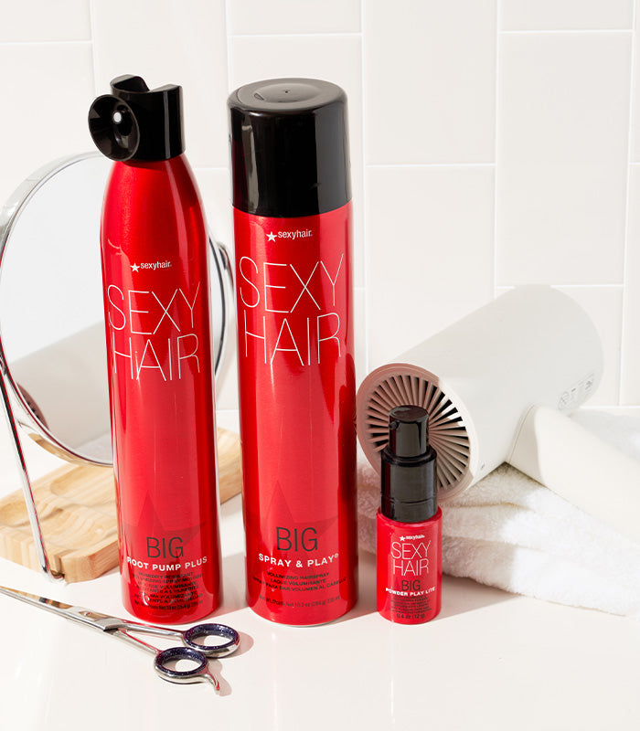 Big styling collection with Root Pump Plus and other products