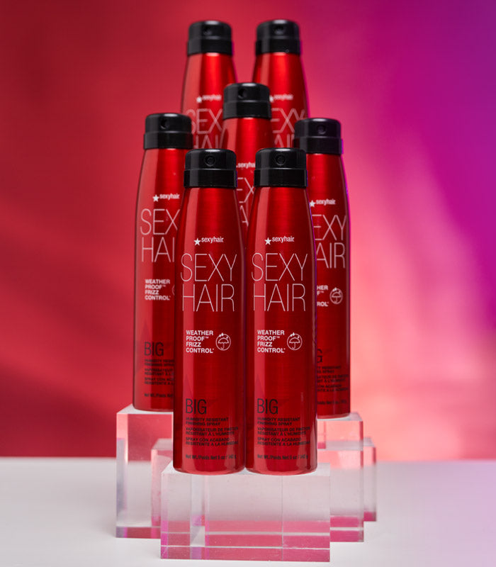 Weather Proof spray protecting hair from humidity
