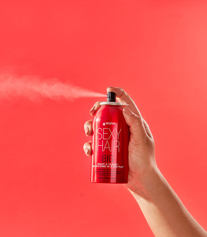 Big What a Tease spray bottle product display
