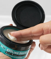 Finger scooping Healthy SexyHair Styling Paste texture product from jar