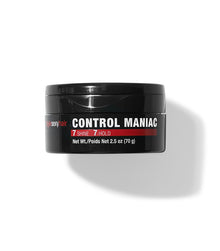 Style SexyHair Control Maniac styling wax jar displayed on light neutral background