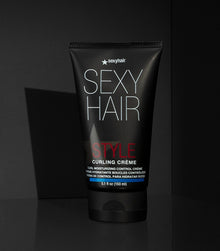 Style SexyHair Curling Crème curl moisturizing control cream tube with product label