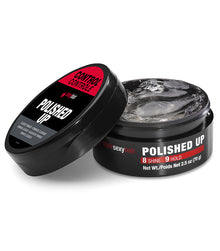 Style SexyHair Polished Up classic pomade showing dark glossy shine finish